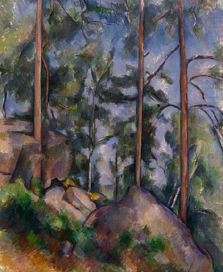 Pines and Rocks, Paul Cezanne